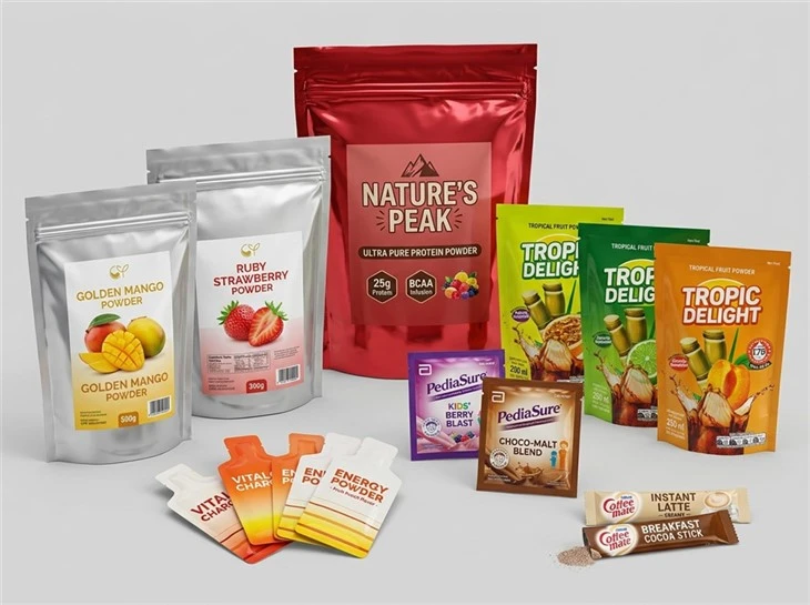 Solutions d'emballage de boissons en poudre